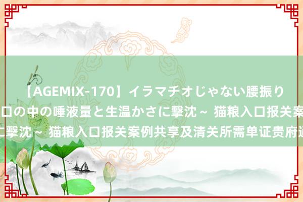 【AGEMIX-170】イラマチオじゃない腰振りフェラチオ 3 ～女の子の口の中の唾液量と生温かさに撃沈～ 猫粮入口报关案例共享及清关所需单证贵府通晓