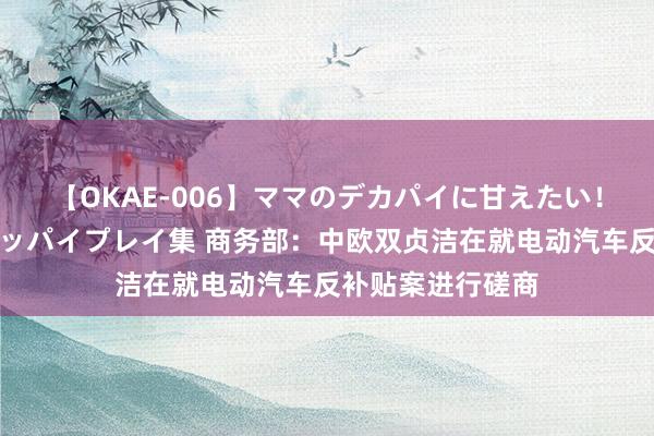 【OKAE-006】ママのデカパイに甘えたい！抜かれたい！オッパイプレイ集 商务部：中欧双贞洁在就电动汽车反补贴案进行磋商